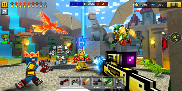 pixel gun 3d mod menu экрана 1