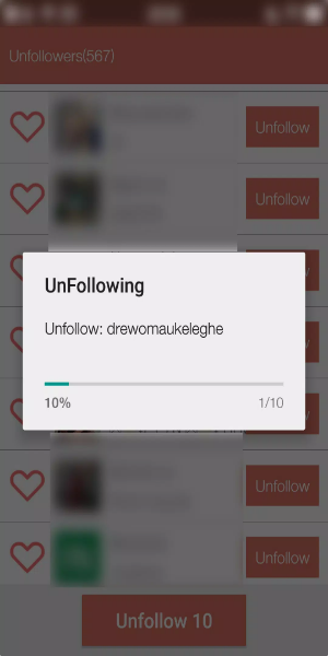 Screenshot Unfollower Plus - Non followers & Following 2