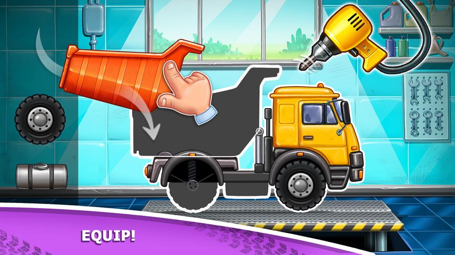 Kids truck games Build a house Capture d’écran1