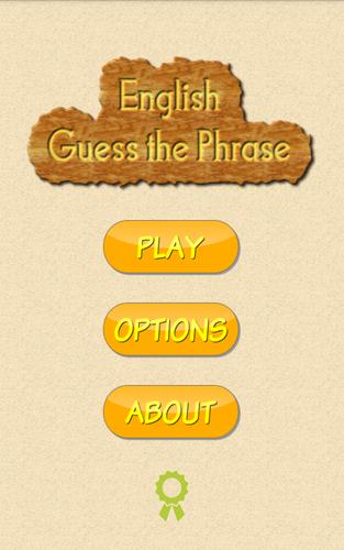 English Guess The Phrase Screenshot 1