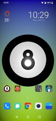 Magic 8 Ball Live Wallpaper 3D screenshot 1