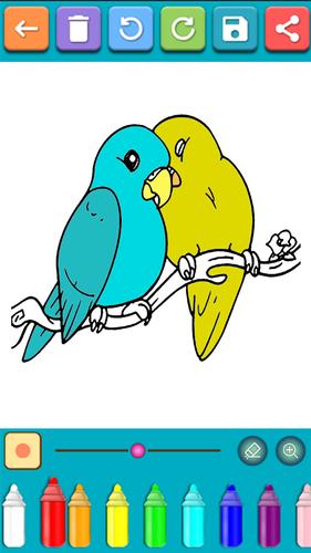 Birds Coloring Games 스크린 샷 4