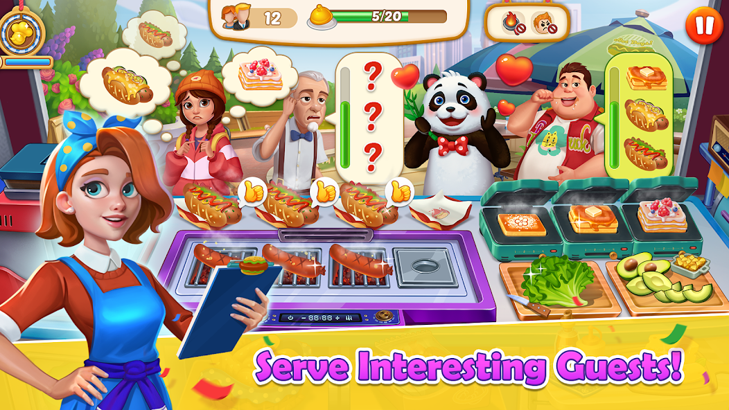 Rita’s Food Truck:Cooking Game Mod屏幕截圖3
