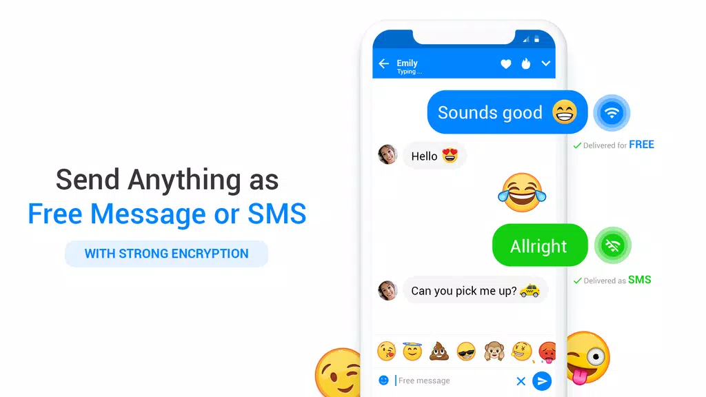 ภาพหน้าจอ Messages Lite - Text Messages 1