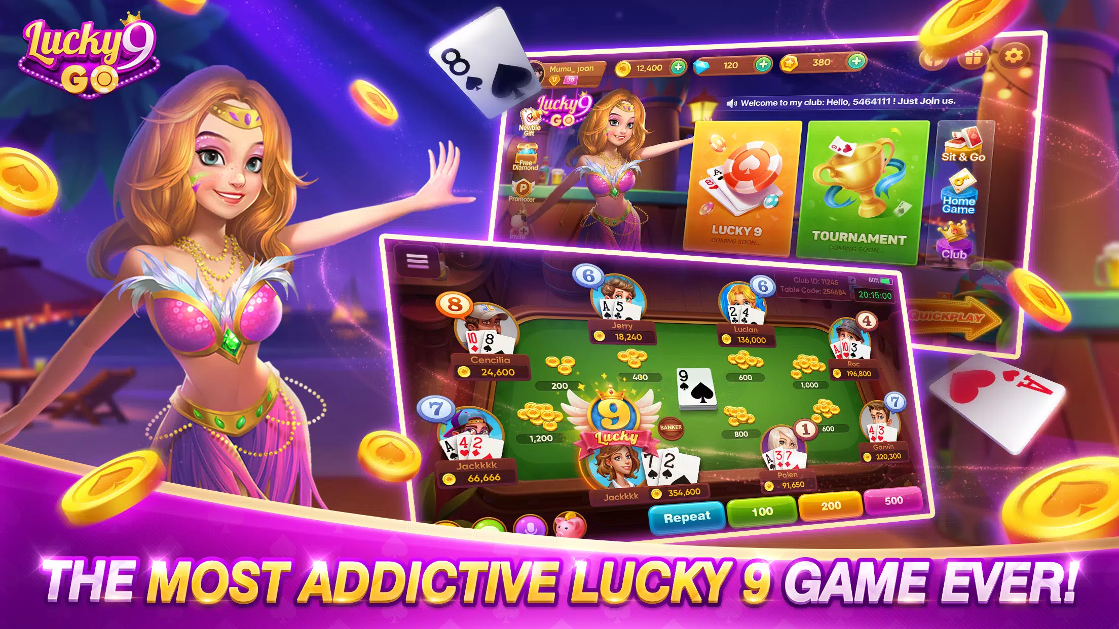 Lucky 9 Go屏幕截圖1