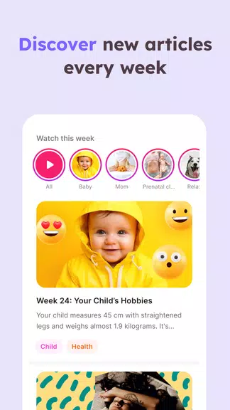 Momly: Pregnancy App & Tracker屏幕截圖4