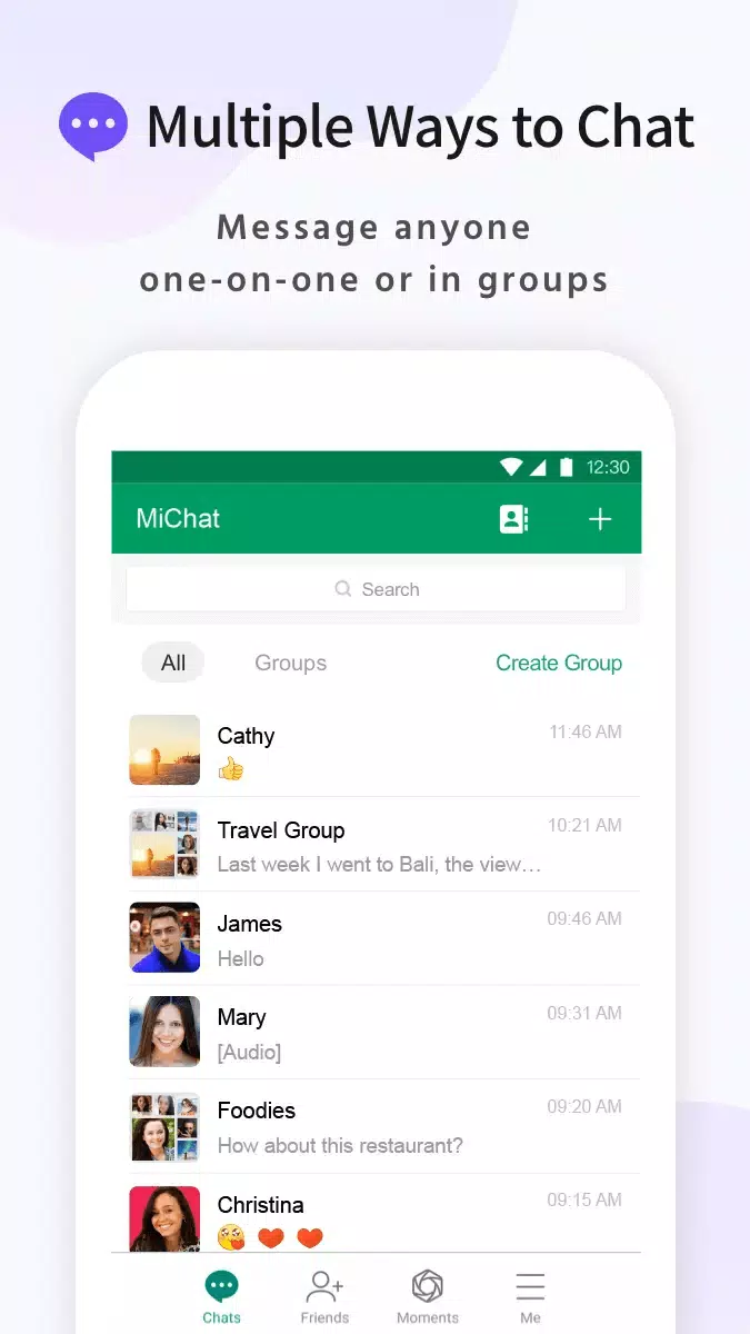 MiChat Lite-Chat, Make Friends屏幕截圖1