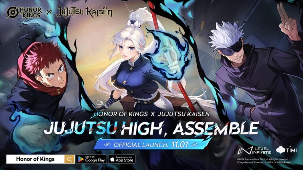 王者榮耀國際服（Honor of Kings）>與Jujutsu Kaisen合作在新合作中