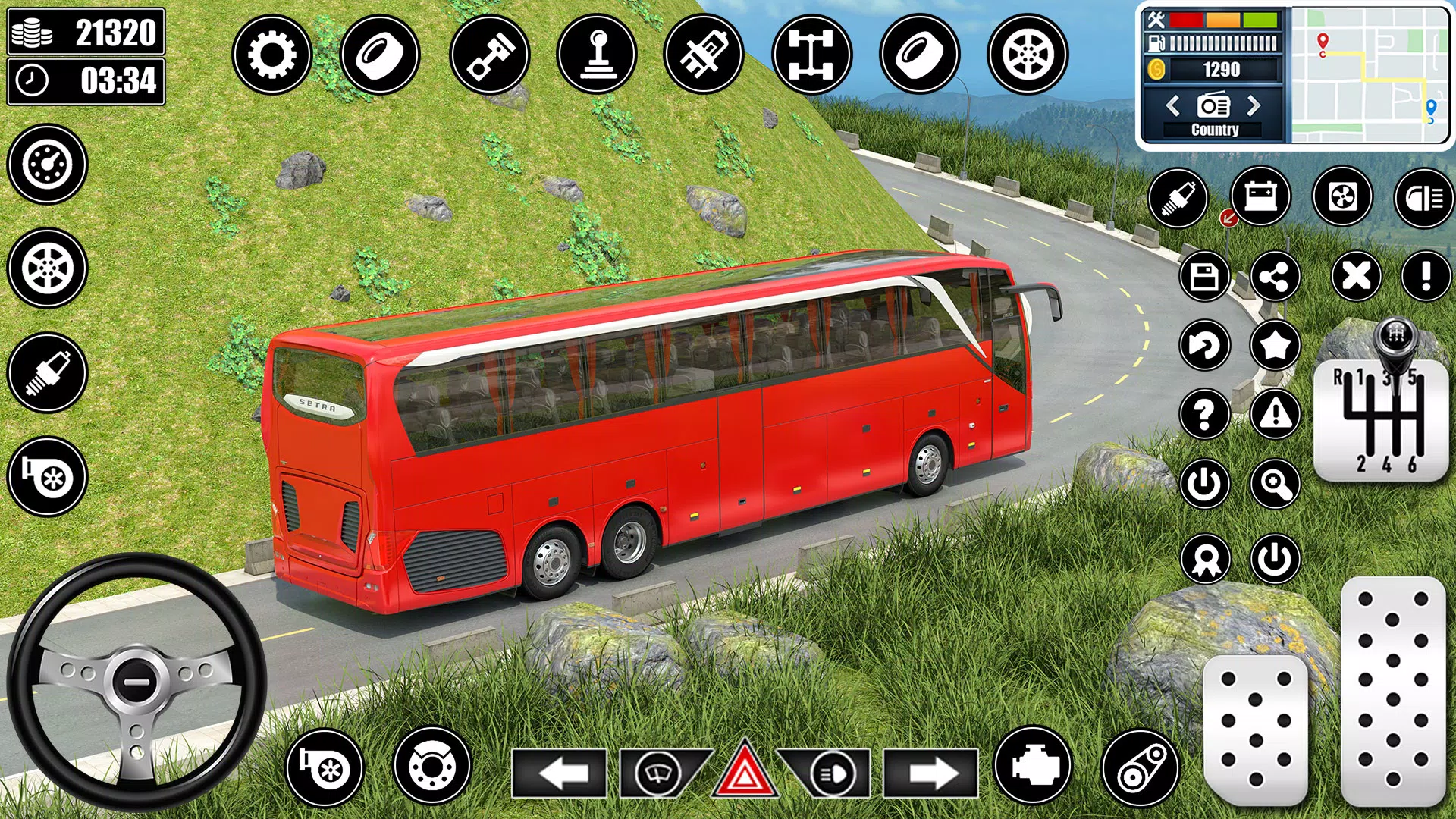 Coach Bus Driving Simulator स्क्रीनशॉट 1