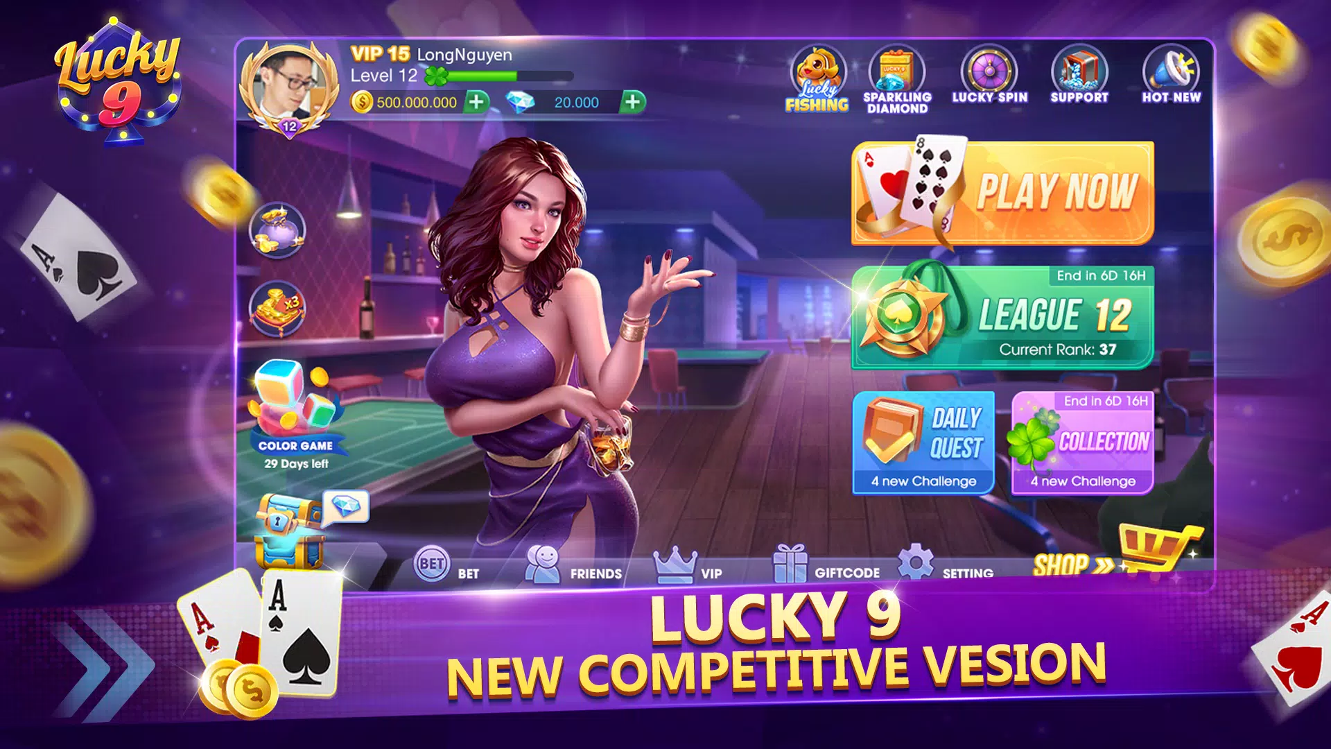 Lucky 9 Screenshot 1