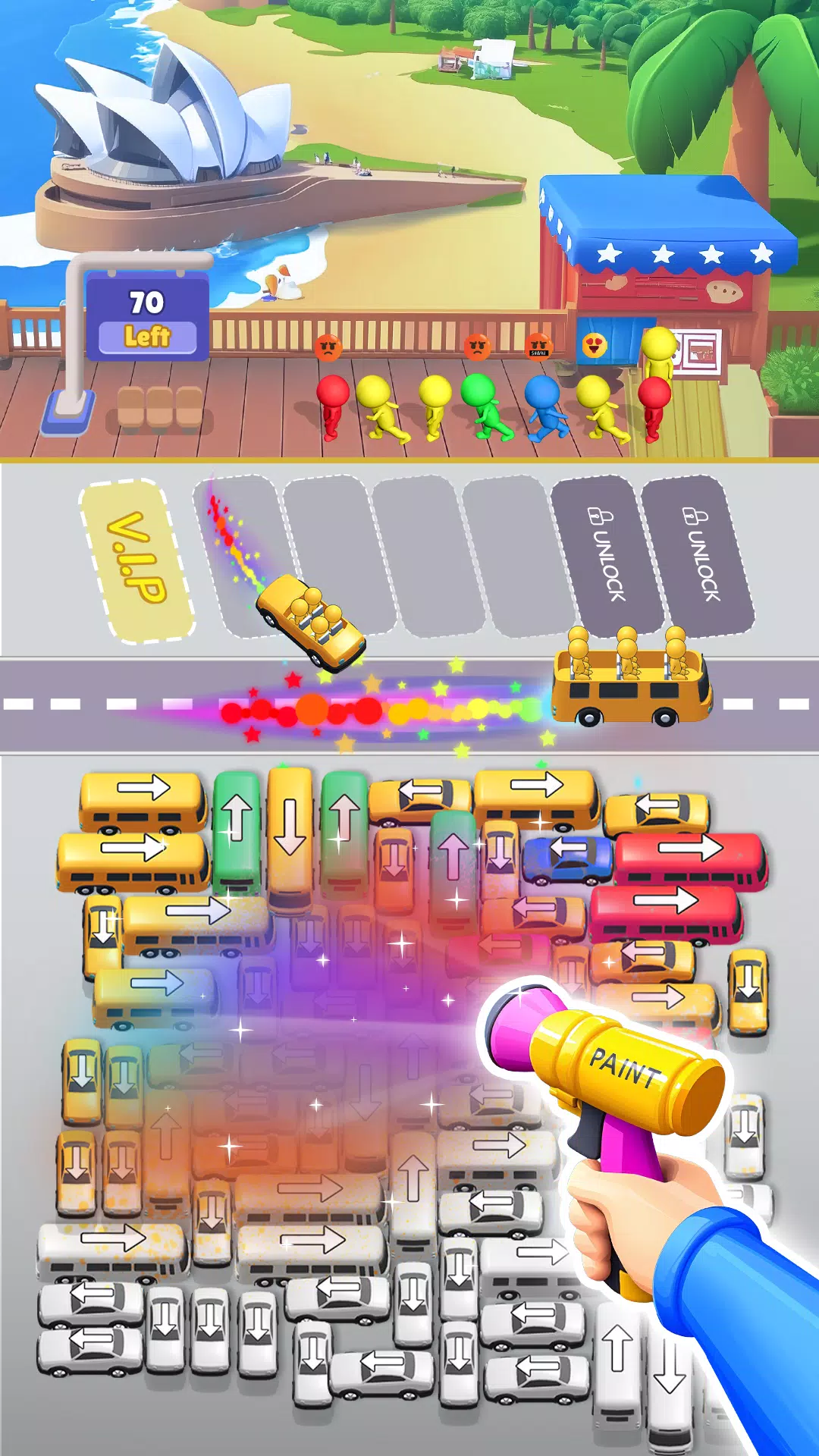 Bus Sort Jam: Parking Puzzle Capture d’écran4