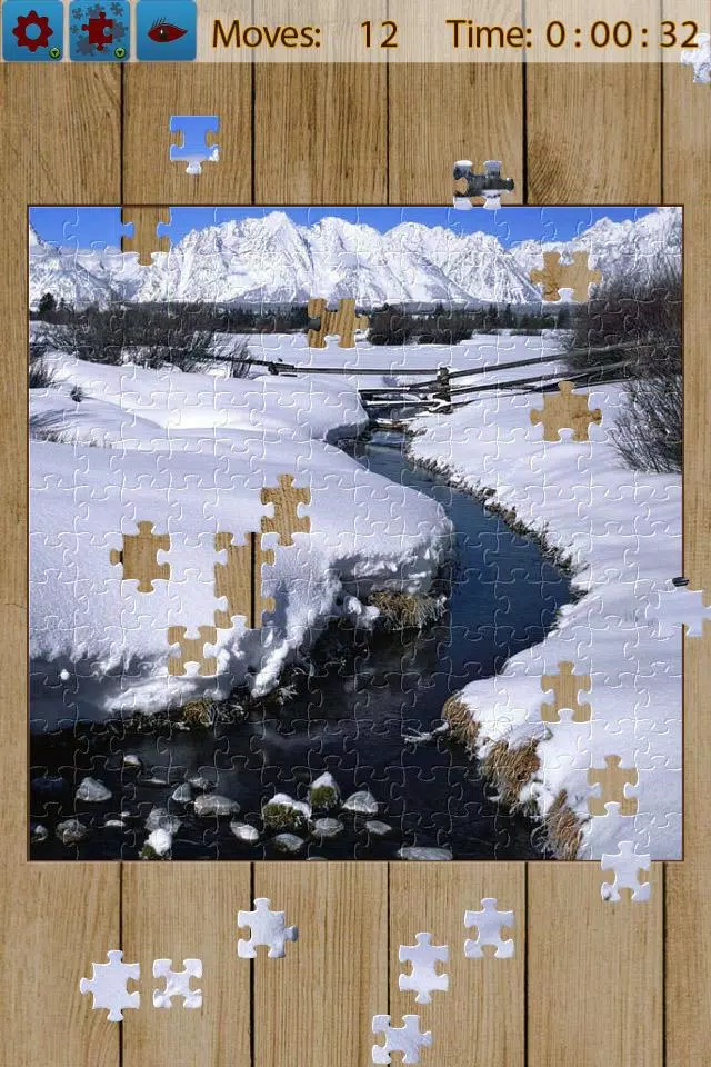 Snow Landscape Jigsaw Puzzles экрана 2