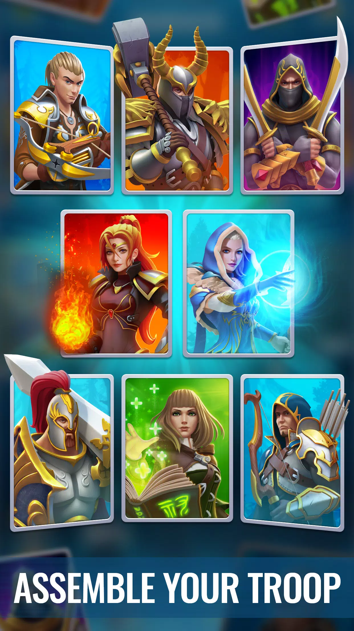 Raid & Rush - Heroes idle RPG ဖန်သားပြင်ဓာတ်ပုံ 1