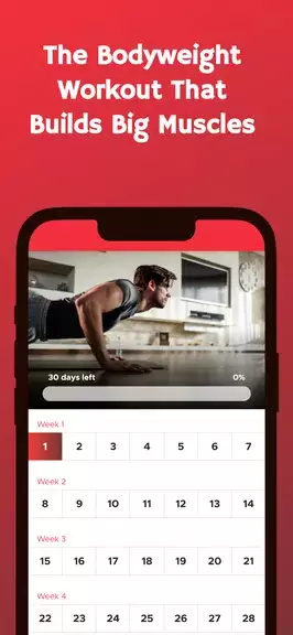 30 Day Push Up Challenge ekran görüntüsü 4