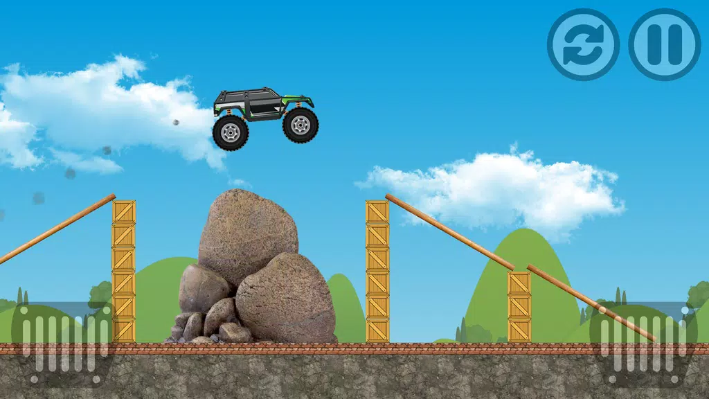 Monster Truck Racing Game屏幕截圖1