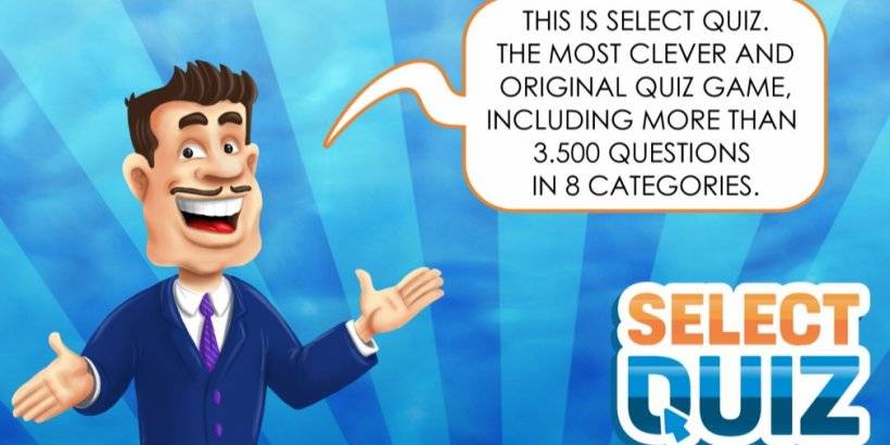 Select Quiz lets you test your knowledge across multiple topics