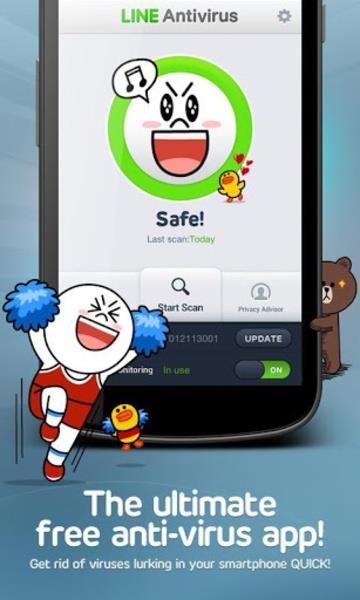 LINE Antivirus ảnh chụp màn hình 1