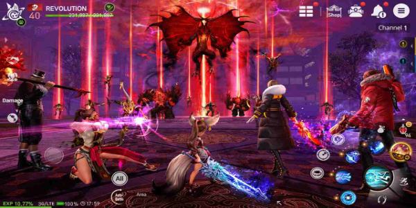 Blade & Soul Revolution captura de pantalla 1
