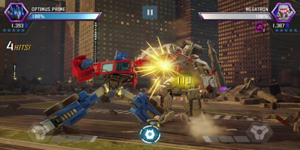 ภาพหน้าจอ TRANSFORMERS: Forged to Fight 1