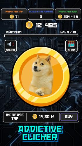 Crypto Clicker Doge Coin Idle ကိုဖန်သားပြင်2