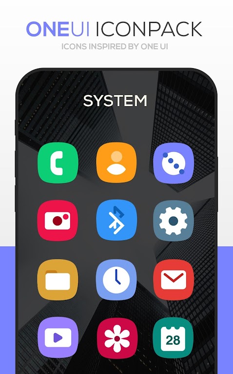 ONE UI Icon Pack Mod Capture d’écran1