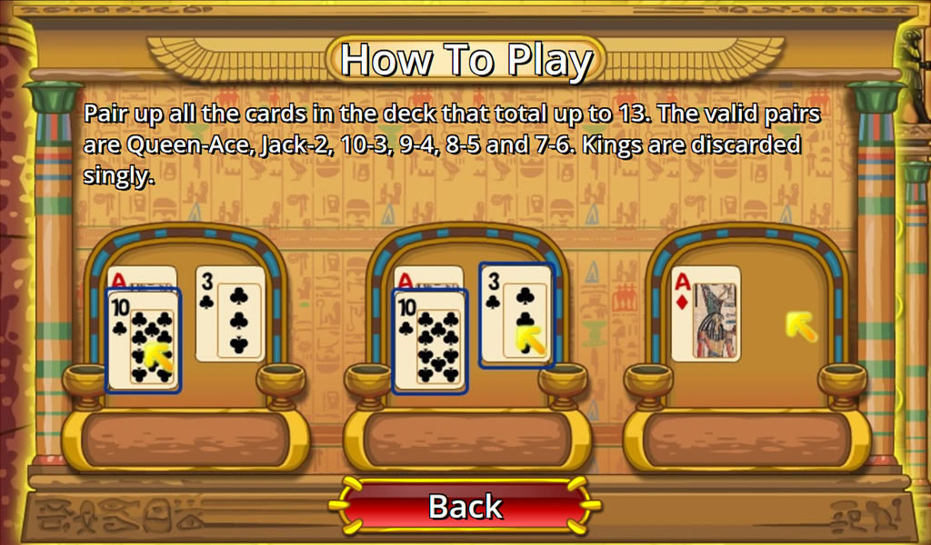 Egypt Pyramid Solitaireスクリーンショット1
