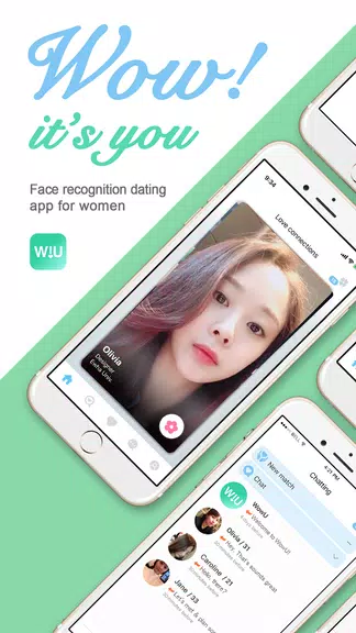 WowU– Face recognition Dating, Meet Singles & Chat应用截图第1张