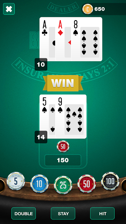 Screenshot BlackJack 21: Las Vegas  Online Casino Game 4