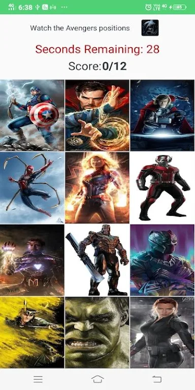 Avengers Cards Flip Game स्क्रीनशॉट 4