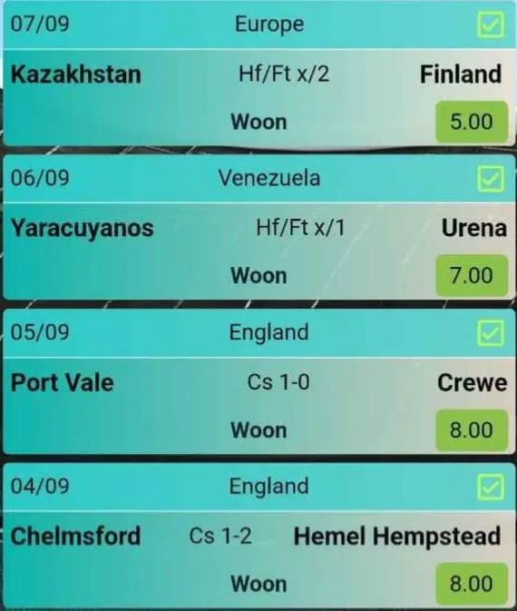 MAVEX BETTING TIPS zrzut ekranu 3