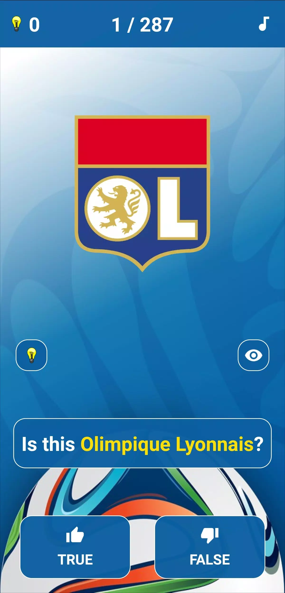 Soccer Clubs Logo Quiz Screenshot 2