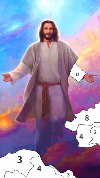 Jesus Coloring Book Color Game Screenshot 1