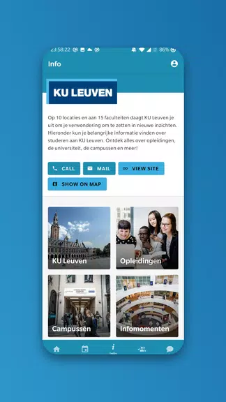 KU Leuven events Screenshot 2