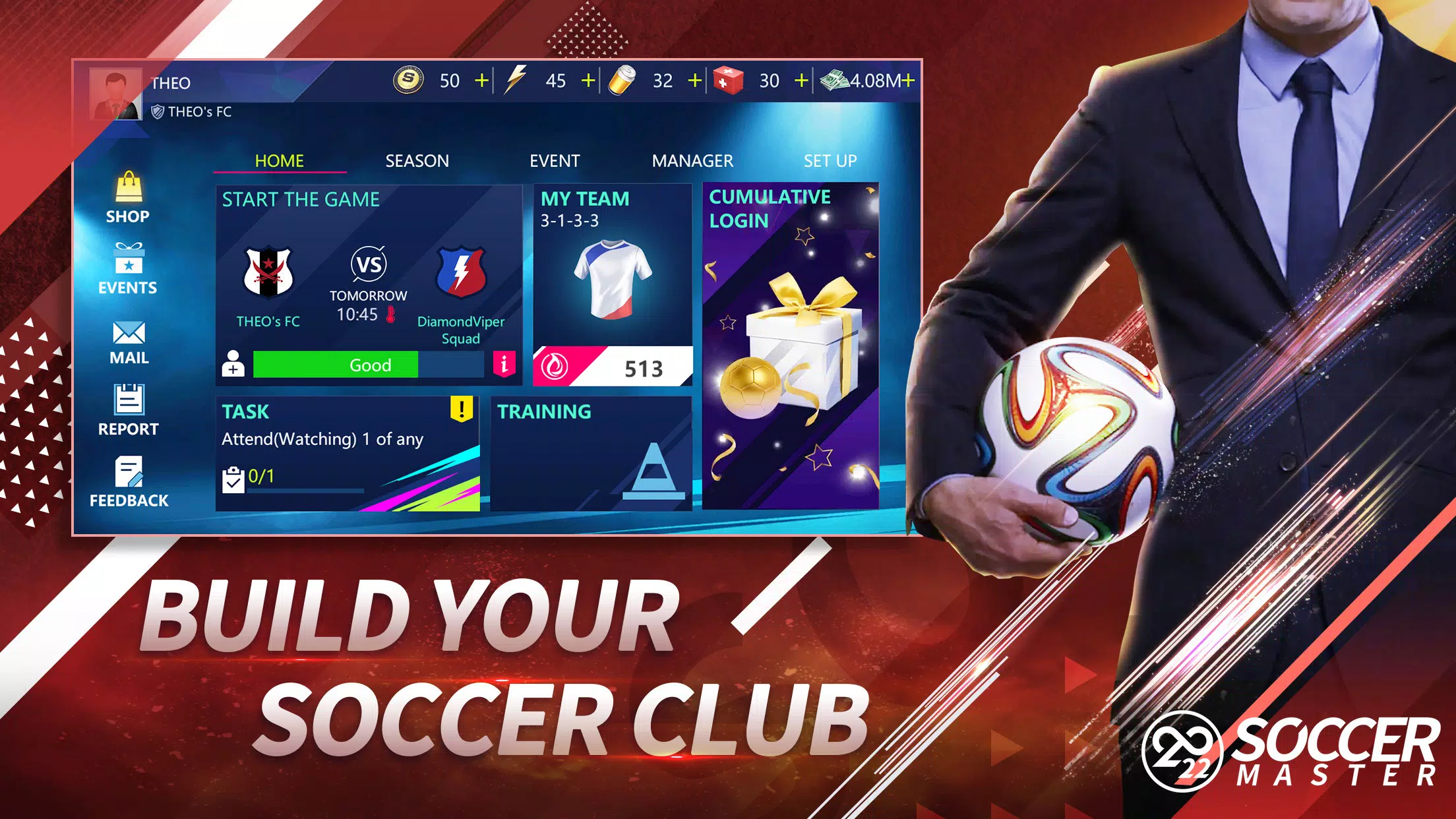 Soccer Master - Football Games ảnh chụp màn hình 1