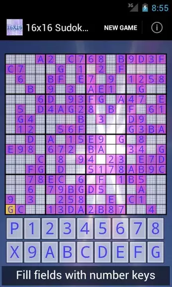 16x16 Sudoku Challenge HD স্ক্রিনশট 1