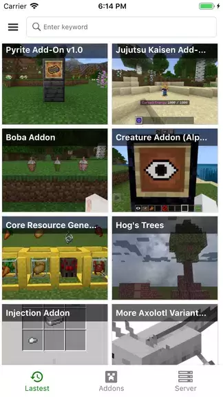 Addons for MCPE - Mods Packs স্ক্রিনশট 1