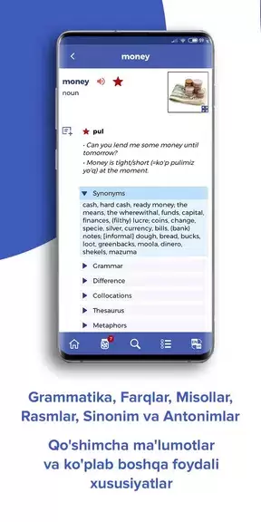 Wisdom EnglishUzbek dictionary Zrzut ekranu 3