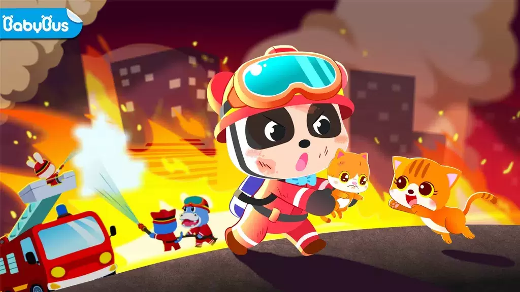 Baby Panda’s Fire Safety Tangkapan skrin 1