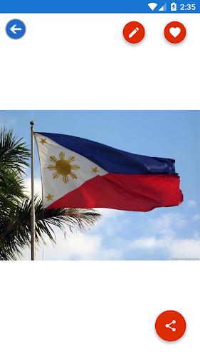 Philippines Flag Wallpaper: Fl captura de pantalla 2