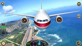 ภาพหน้าจอ Airplane games: Flight Games 3