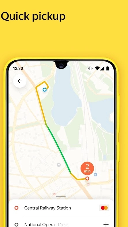 Yandex Go: taxi and delivery ảnh chụp màn hình 1