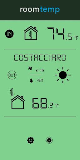 ภาพหน้าจอ Room thermometer - Room Temp 1