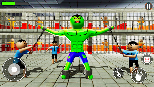 Incredible Monster: Superhero Prison Escape Games screenshot 3