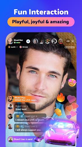 Blued: Gay Live Chat & Dating ảnh chụp màn hình 2