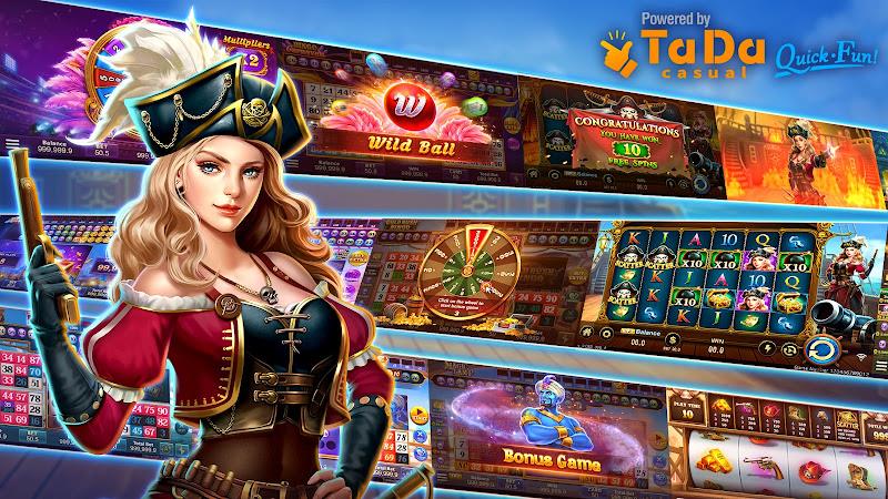 Pirate Queen Slot-TaDa Games ekran görüntüsü 1