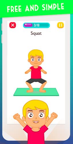 Exercise for Kids at home 스크린샷 3