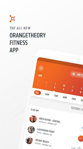 Orangetheory экрана 1