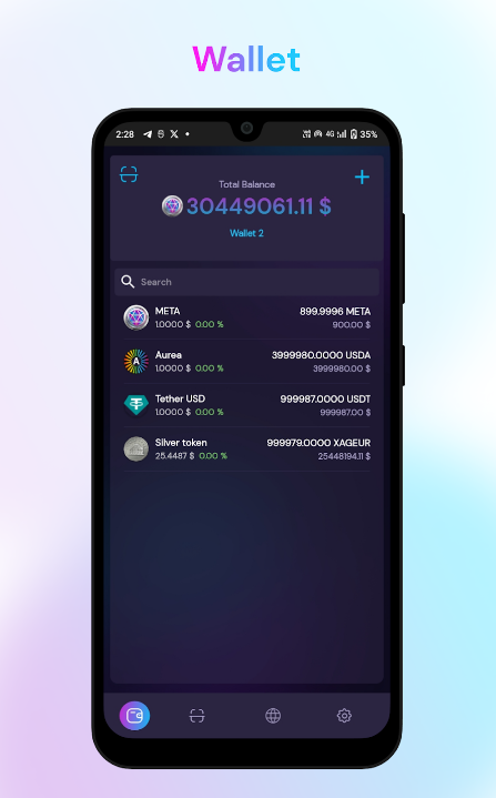 Metatron wallet ảnh chụp màn hình 4