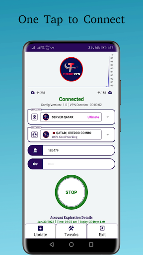Techno Vpn Pro 스크린 샷 1