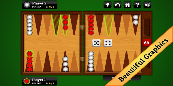 ภาพหน้าจอ 247 Backgammon 2